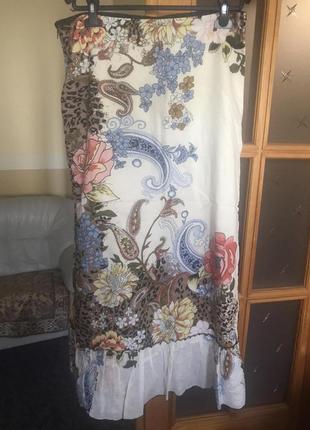 Юбка длинная, в стиле бохо