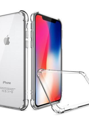 Прозрачный противоударный чехол iphone xs max айфон иксес макс