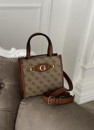 Сумка guess izzy mini tote3 фото