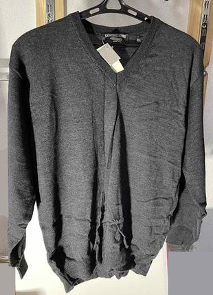 Пуловер чоловічий напіввовняний raimondo alfieri з v-подібним вирізом