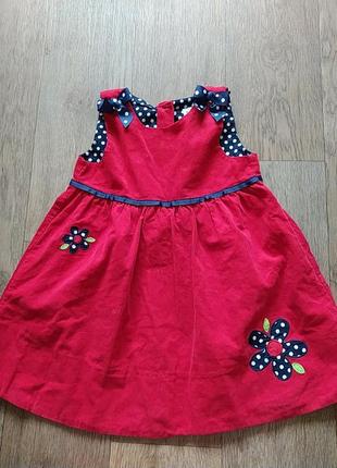 Сукня вельвет