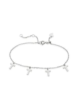 Серебряный браслет с буквами, б2/1008ш