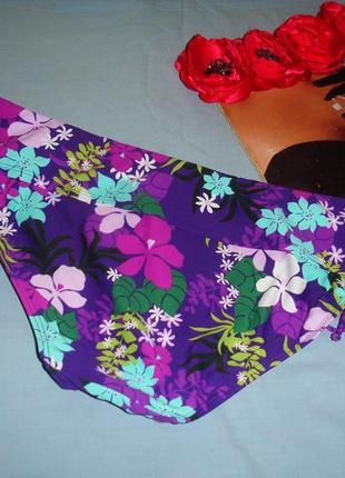 Низ от купальника раздельного трусики женские плавки размер 50-52 / 16 фиолетовые2 фото
