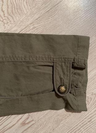 Крутые брюки хаки защитного цвета next3 фото
