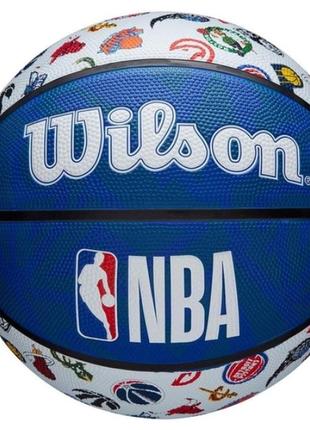 М'яч баскетбольний wilson nba all team bskt rwb size 71 фото