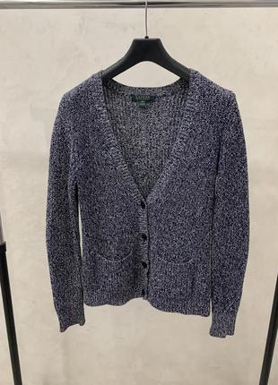 В'язаний кардиган lauren ralph lauren жіночий кофта светр джемпер