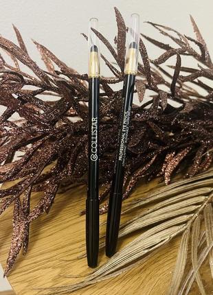 Оригинальный карандаш для глаз черный collistar professional eye pencil 1