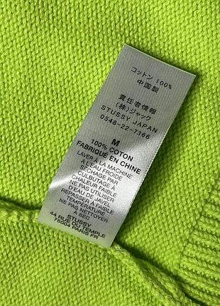 Свитер stussy ss-link sweater lime (new) | original 7