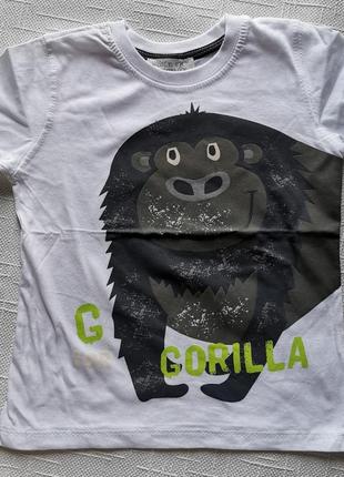 Турция! яркая футболка мальчишке 3-4 года, хлопок