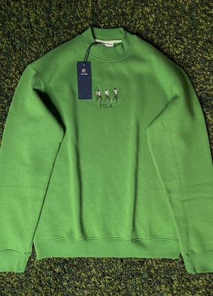 Кофта fila hale rollneck swing sweatshirt green (new) | original