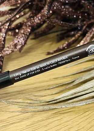 Оригинальный карандаш для бровей brow pencil precision brow sculptor 40 темно - коричневыйmake up for ever4 фото