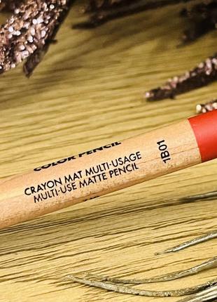 Оригінал олівець для губ make up for ever artist color matte pencil червоний 710 perpetual fire4 фото