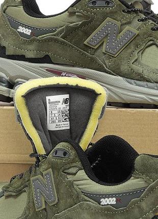 Мужские кроссовки new balance 2002r haki 41-42-43-44-459 фото