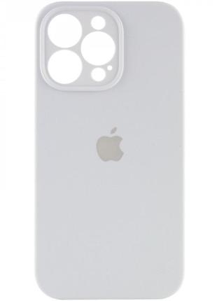 Чехол original silicone case with protective camera — iphone 13 pro max — white (9)