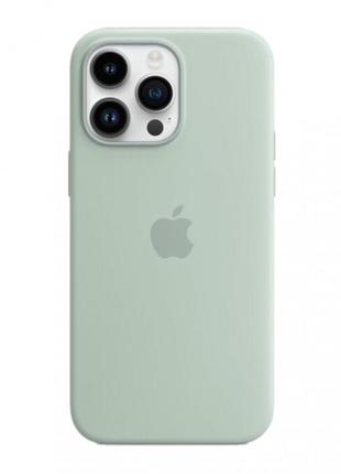 Чехол original silicone case full size — iphone 14 plus 6.7"  — turquoise (44)