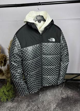 Пуховик the north face gucci