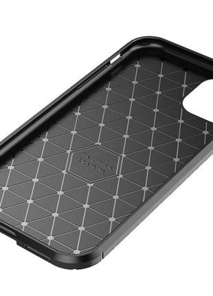 Чохол fiji ultimate carbon для apple iphone 12 pro противоударный бампер чорний4 фото