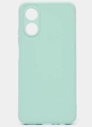 Чохол fiji soft для oppo a17k силікон бампер блакитний