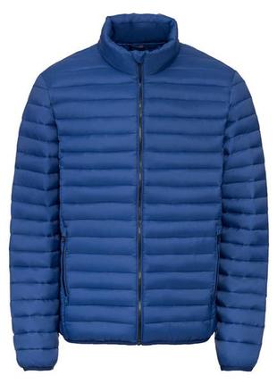 Куртка демисезонная водоотталкивающая и ветрозащитная для мужчины livergy 357756 l синий