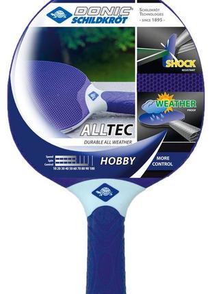 Ракетка для настільного тенісу donic-schildkrot alltec hobby