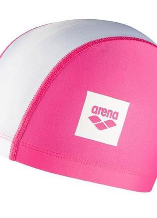 Шапка для плавання arena unix ii jr рожевий, білий діт osfm