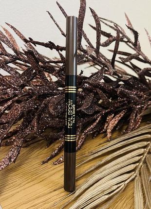 Оригинальный max factor real brow fill &amp; shape карандаш для бровей 03 medium brown