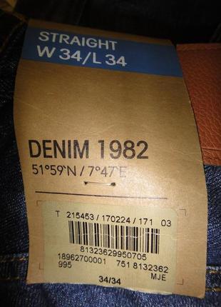 Новые модные джинсы straight р.46-48 с латками и потертостями пакистан10 фото
