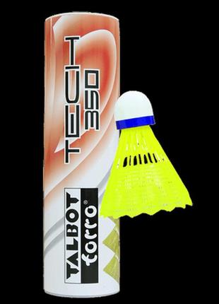 Набір воланчиків 3 штуки talbot torro tech 350 shuttle yellow, medium