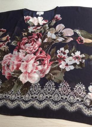 Снижка! легкая блуза блузка туника кимоно накидка apricot6 фото