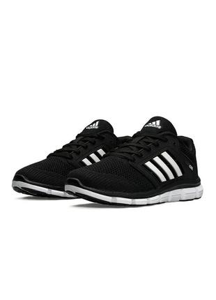 Мужские кроссовки adidas climacool black white 418 фото