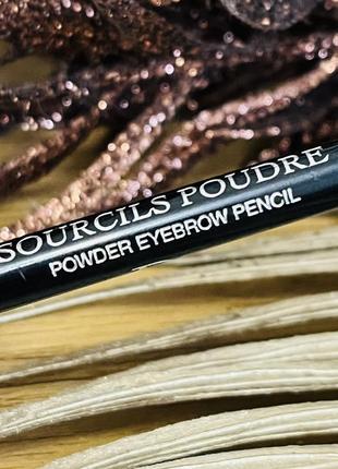 Оригінал пудровий олівець для брів christian dior sourcils poudre powder eyebrow pencil 593 brun brown3 фото