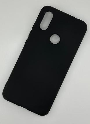 Силіконовий чохол для xiaomi redmi 7 soft silicone case full чорний (бампер)