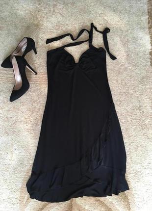 Чорне маленьке плаття, вечірній сарафан, трикотаж