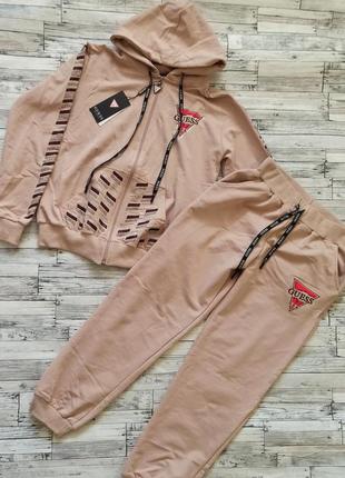 Спортивный костюм с стразами guess