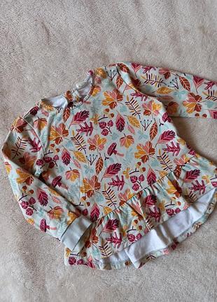 Свитшот кофта худи туника на 2 - 3 года