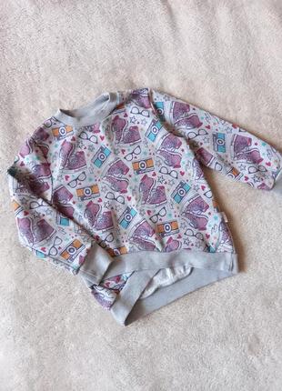 Свитшот кофта худи на 3-4 года