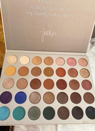 Б/у палетка тіней morphe the jaclyn hill palette оригінал