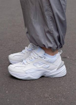 Nike m2k tekno white big swoosh