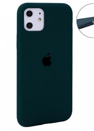 Чехол original silicone case full size — iphone 11 — pacific green (20)1 фото