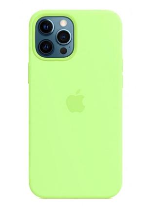 Чехол original silicone case full size — iphone 13 pro 6.1 green (31)