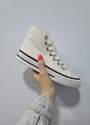 Кеди converse all star white