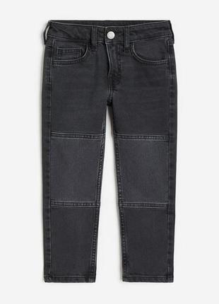 Джинси вільного крою з посиленими колінами h&m2 фото