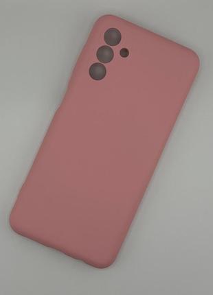 Силиконовый чехол soft silicone case full для samsung a04s (a047) розовый (бампер)