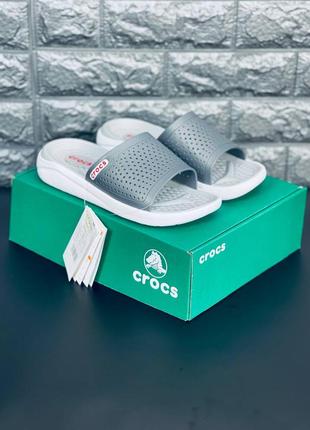 Женские crocs crocband кроксы силиконовые шлепанцы2 фото