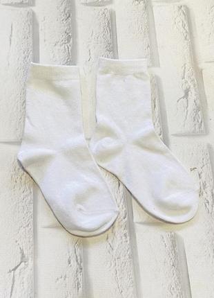 Шкарпетки білі1 фото