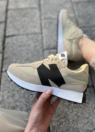 Кроссовки женские new balance 327 beige