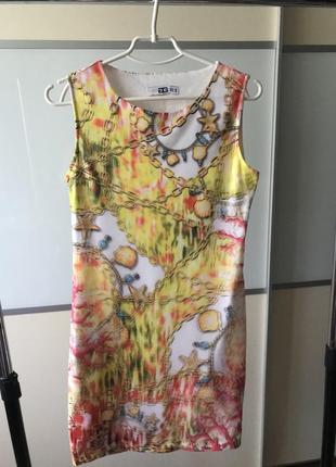 Платье garzia 3d с морским принтом
