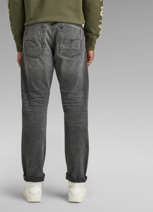 Джинсы мужские серые triple a regular straight jeans
