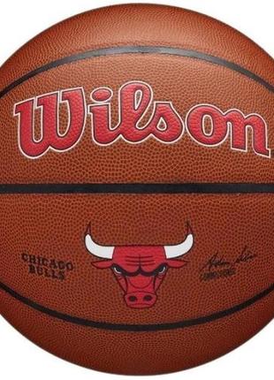 М'яч баскетбольний wilson nba team composite bskt chi bulls1 фото