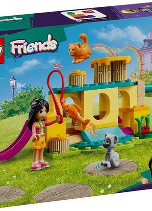 Конструктор lego friends пригоди на котячому ігровому майданчику 87 деталей (42612)